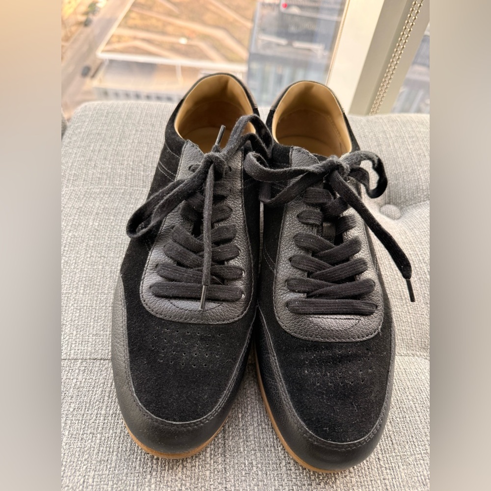 Vince Black Suede Sneakers - Picture 2 of 6